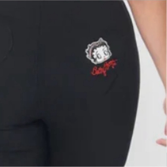 Unique Vintage x Betty Boop Collab Capri pant Black, Retro #0090 - Picture 6 of 8